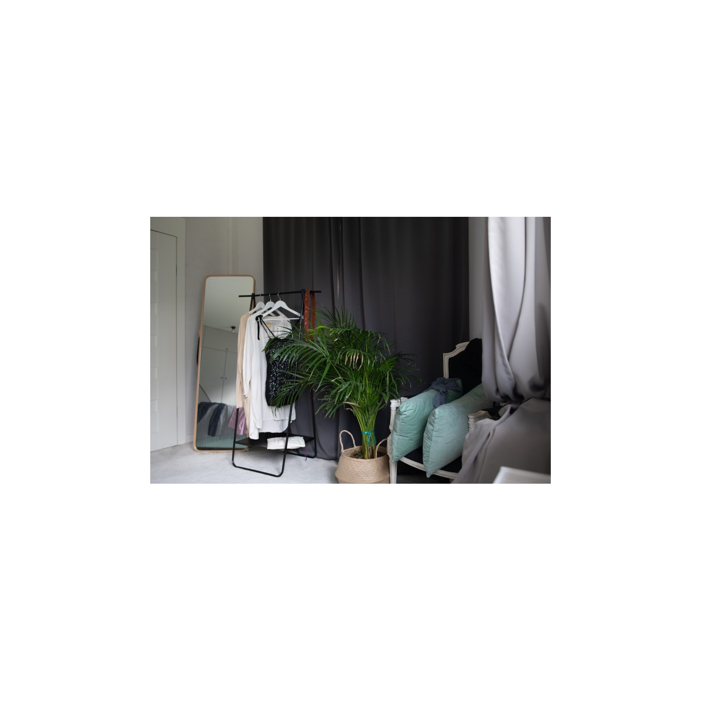 Wieszak Metalowy na Ubrania Garderoba Stojak LOFT