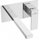 Bateria Umywalkowa Podtynkowa Kvadrato Chrom