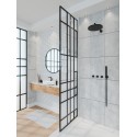 Bateria Natryskowa Podtynkowa PRETTO Czarna