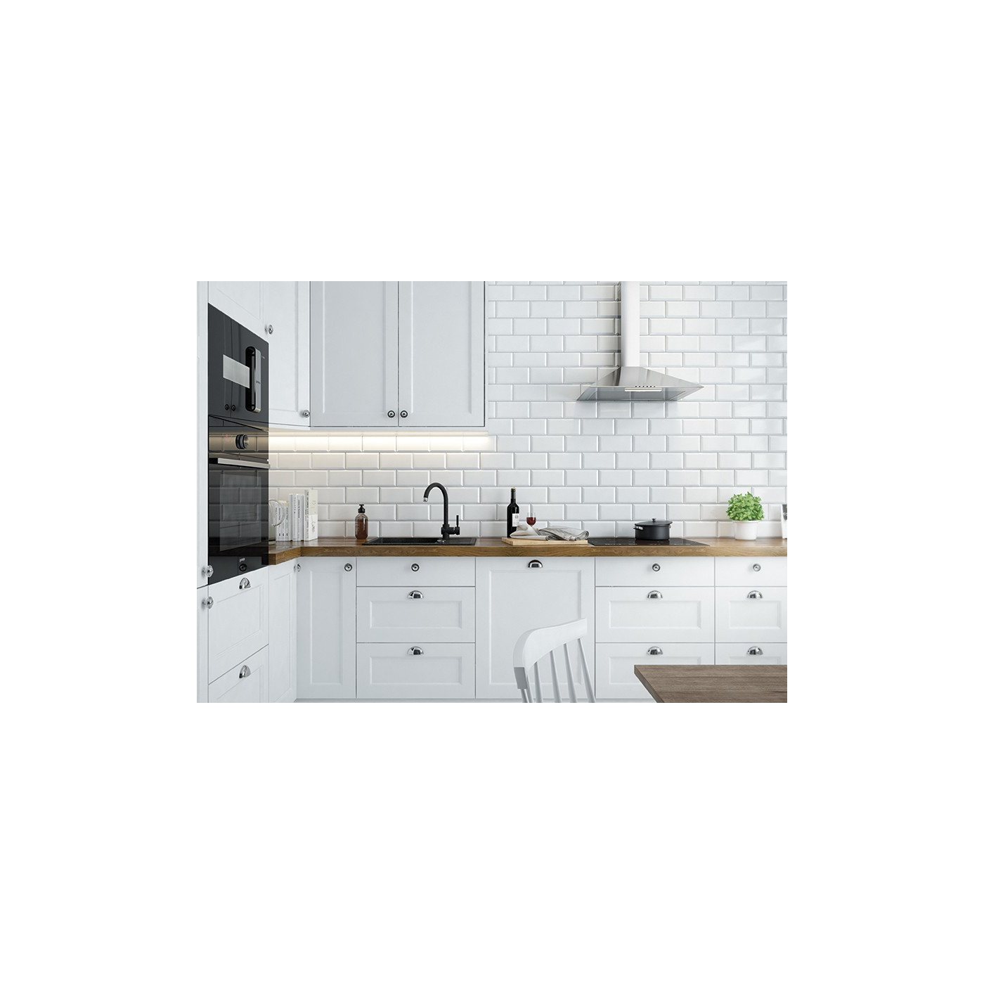 Okap Kuchenny Kominowy Inox PARVA