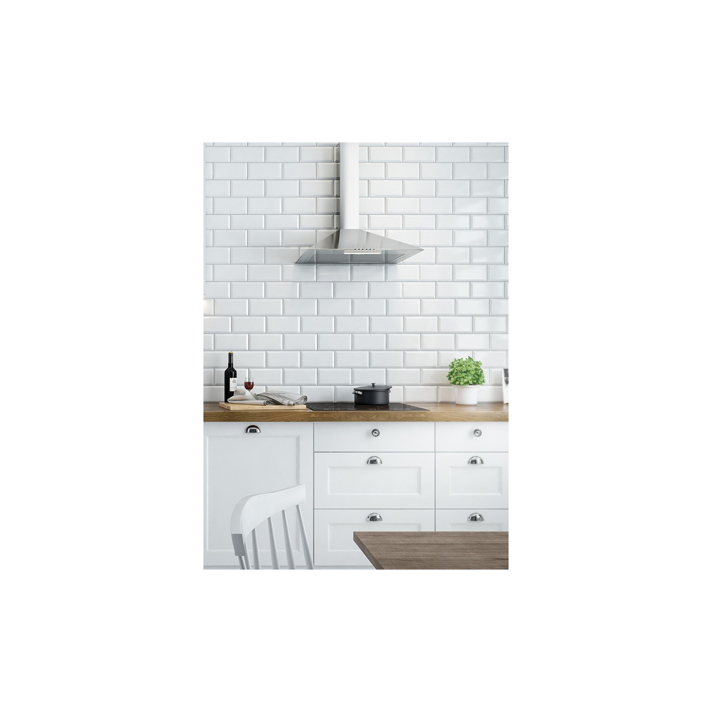 Okap Kuchenny Kominowy Inox PARVA