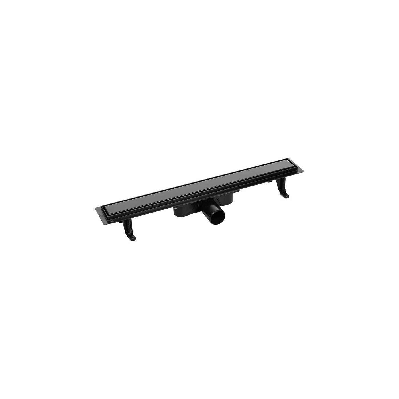 Odpływ Liniowy 50 cm Niski BASSO CZARNY