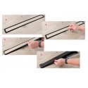 Odpływ Liniowy 60 cm Niski BASSO Czarny COB_760D