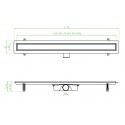 Odpływ Liniowy 70 cm Niski BASSO INOX