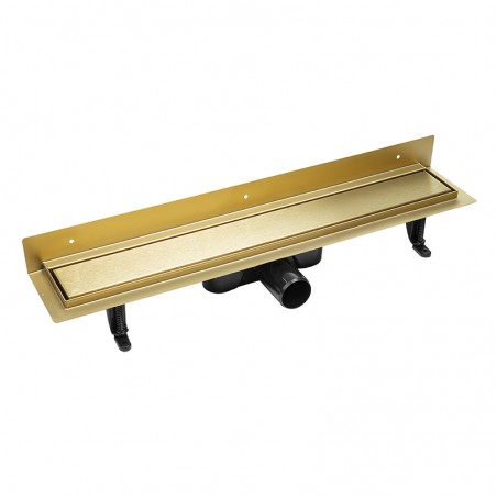 Odpływ Liniowy 80 cm Przyścienny Złoty COB_G81D