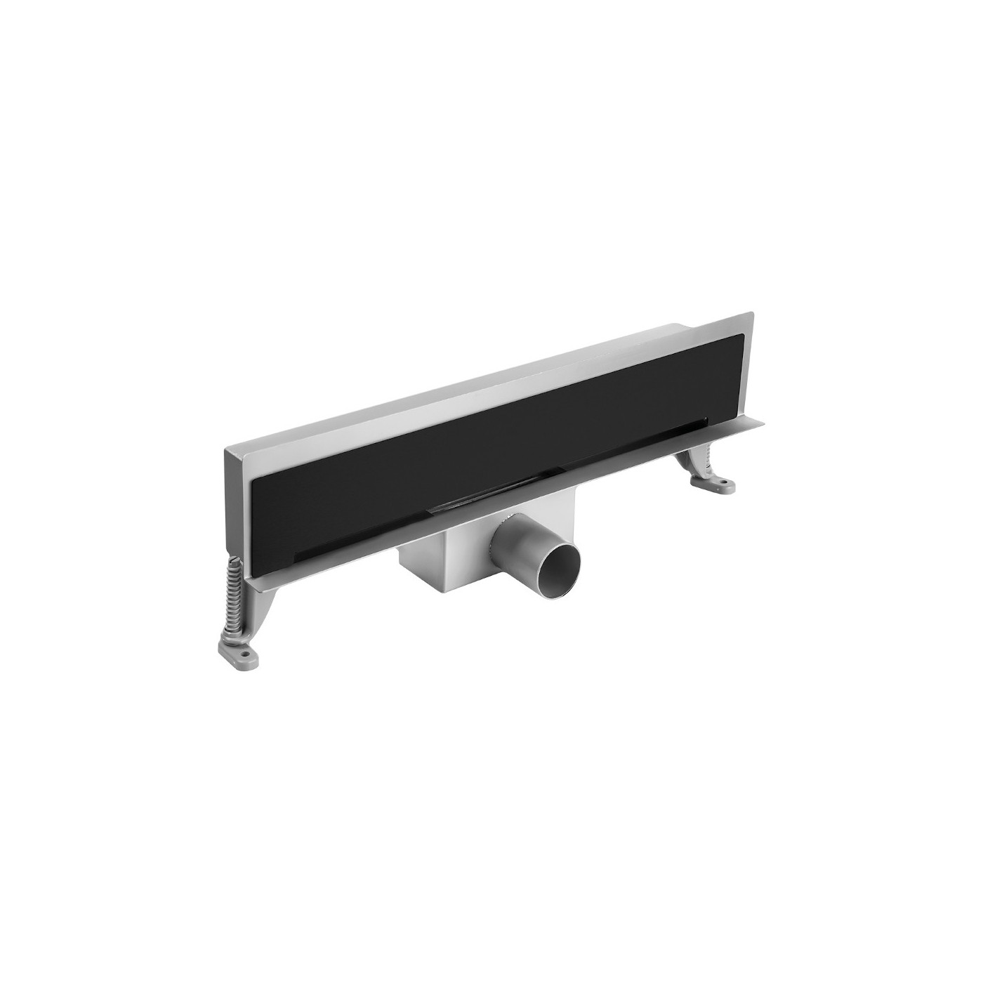Odpływ Ścienny 40 cm Czarny BURGO