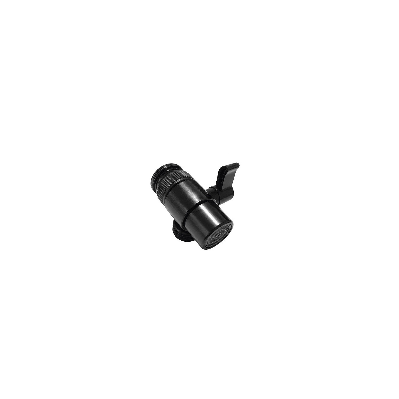 Perlator Czarny do Baterii Aerator Odejście 1/2 " Zawór