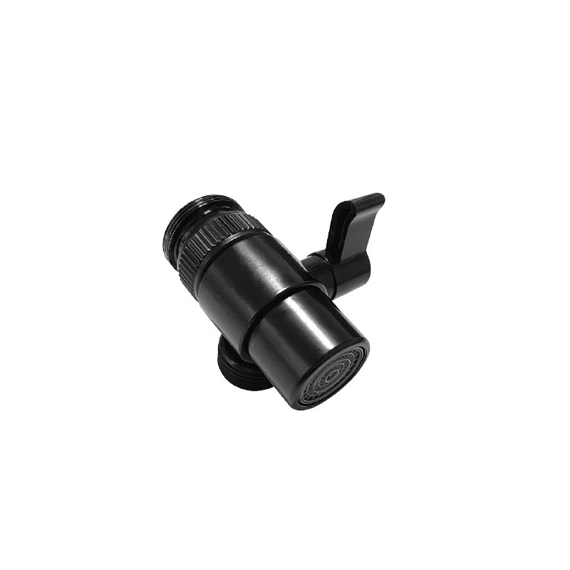 Perlator Czarny do Baterii Aerator Odejście 1/2 " Zawór
