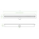 Odpływ Liniowy 70 cm Różowe Złoto Slim