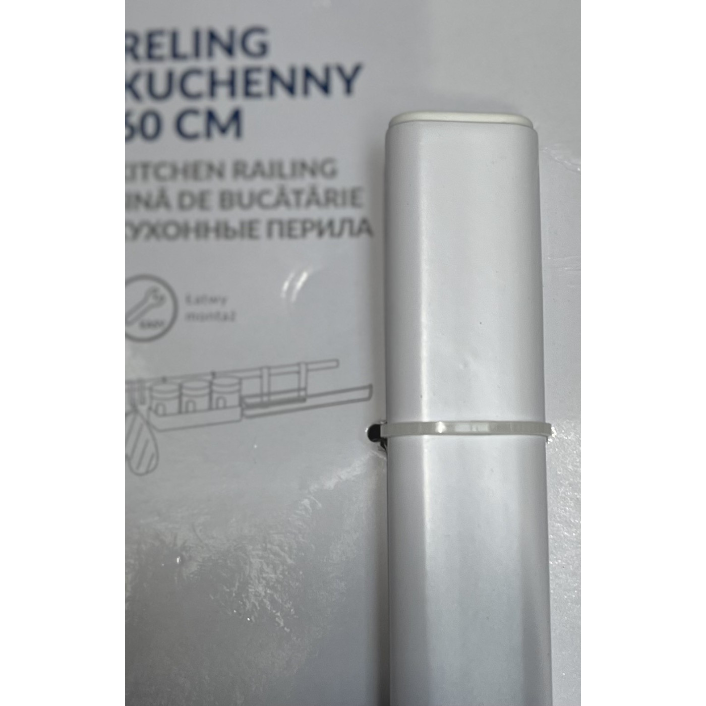 Reling Kuchenny Biały 60 cm II Gatunek