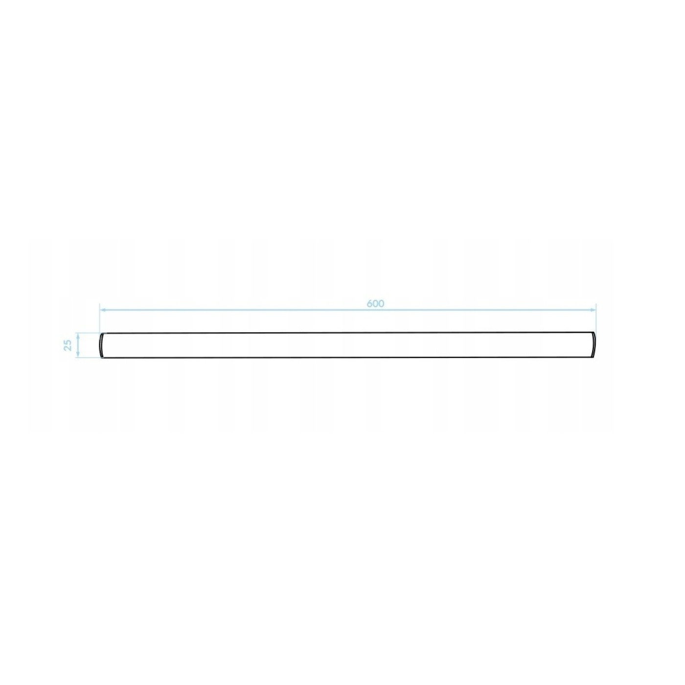 Reling Kuchenny Szary 60 cm II Gatunek