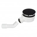 Syfon do Brodzika Suchy Syfon do Brodzika Czarny 90 mm