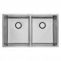 Zlewozmywak Dwukomorowy Zlew Stalowy z Syfonem ROSS INOX LEN