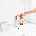 Bateria Umywalkowa Stojąca Chrom z Korkiem VOLUMO Laveo