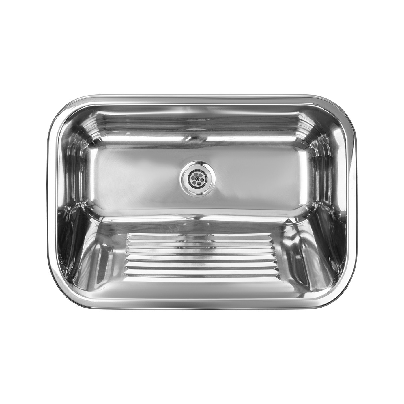 Zlewozmywak Jednokomorowy Stalowy Podwieszany 65x45cm INOX CHIOS Kuchinox