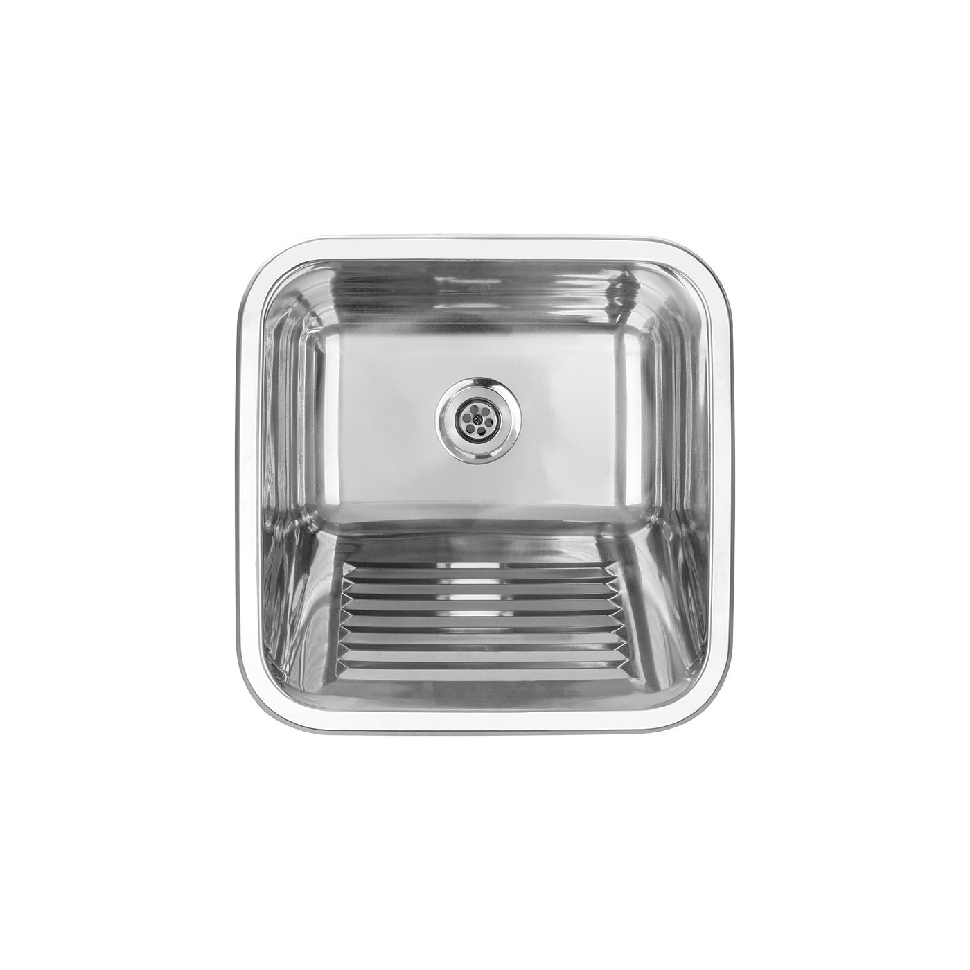 Zlewozmywak Jednokomorowy Stalowy Podwieszany 45x45cm INOX CHIOS Kuchinox