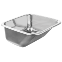 Zlewozmywak Jednokomorowy Stalowy Podwieszany 45x45cm INOX CHIOS Kuchinox