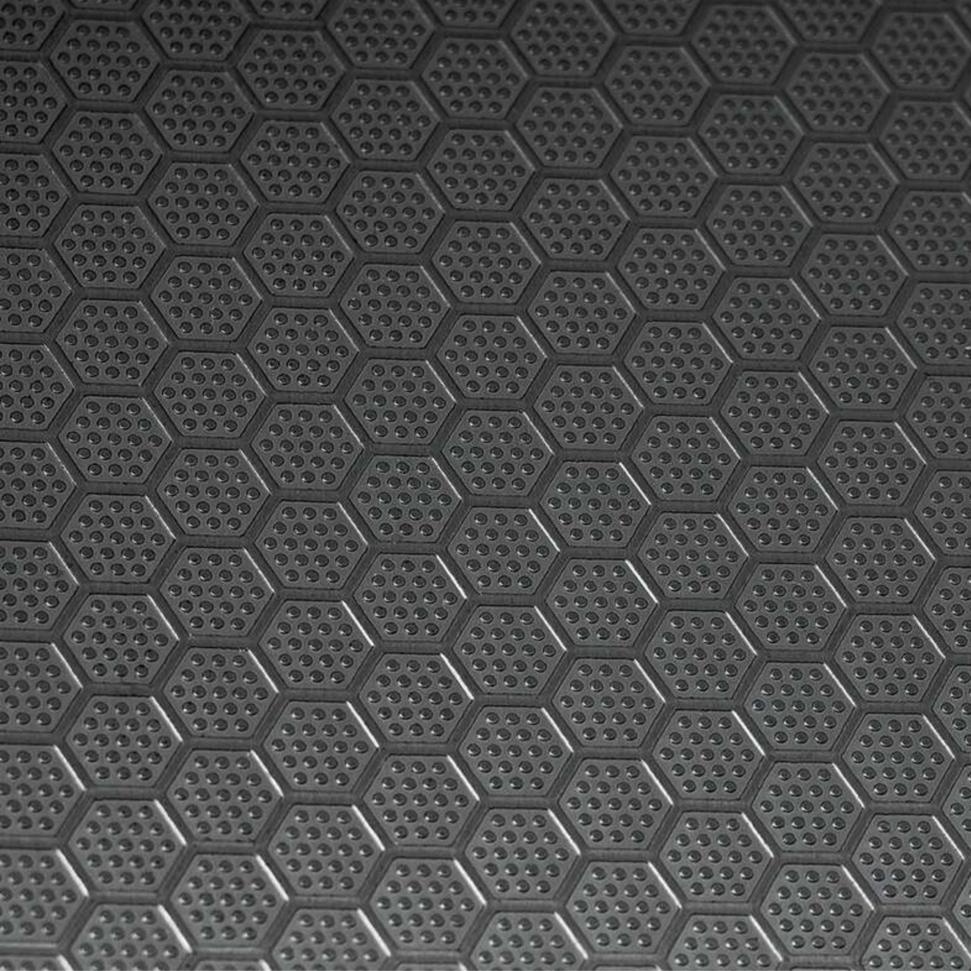 Zlew Zlewozmywak Jednokomorowy z Syfonem i Baterią filtrującą Stalowy Honeycomb Czarny