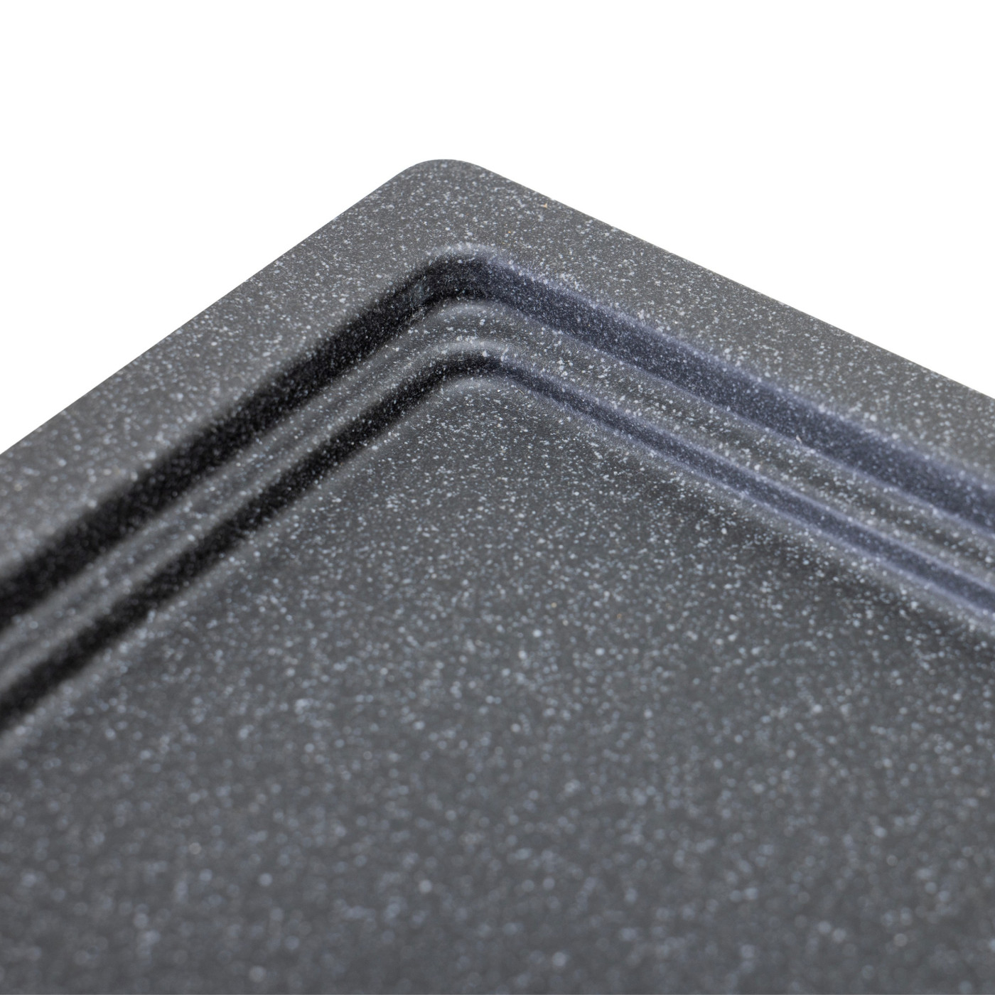 Zlewozmywak Granitowy 1 komorowy z ociekaczem 50x80cm z syfonem Czarny TONGA Laveo