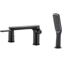 Bateria Wannowa Stojąca 3-otworowa Czarna DIMA Kuchinox BQD_713D