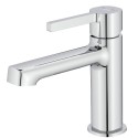 Bateria Umywalkowa Stojąca z Korkiem Chrom ALITA Laveo BVA_022D