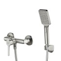 Bateria Natryskowa Ścienna z Zestawem Natryskowym ALITA Chrom BVA_041D
