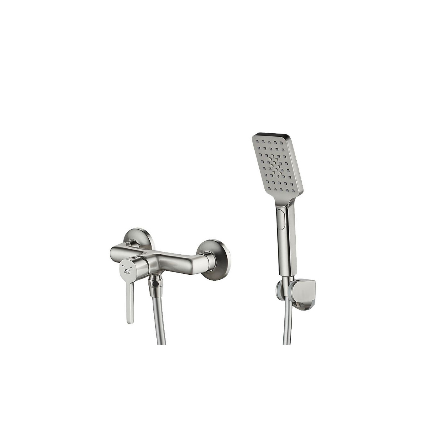 Bateria Natryskowa Ścienna z Zestawem Natryskowym ALITA Chrom BVA_041D
