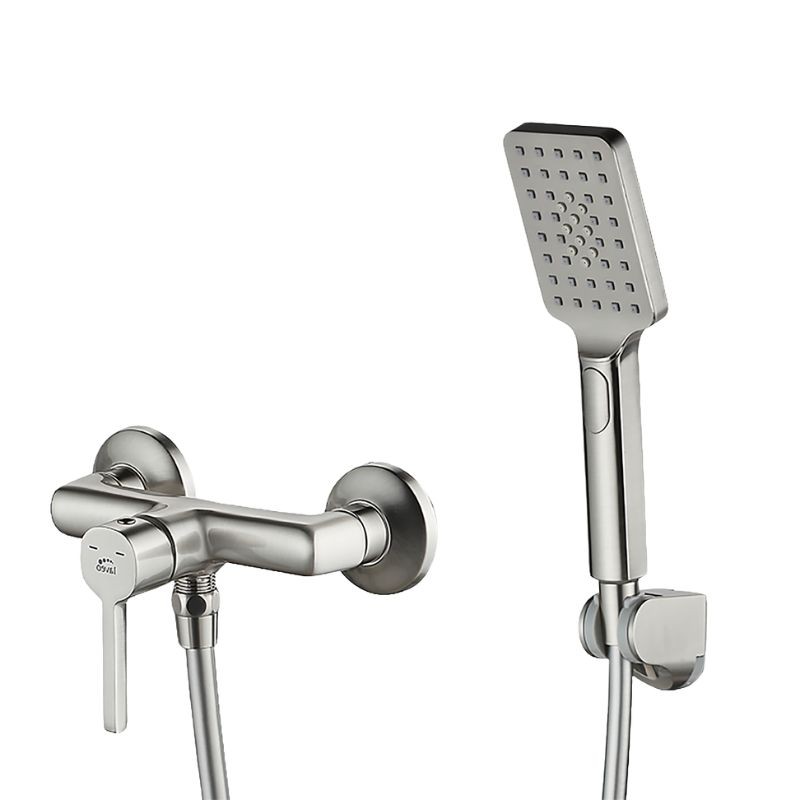 Bateria Natryskowa Ścienna z Zestawem Natryskowym ALITA Chrom BVA_041D