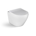 Miska Ustępowa Miska WC Wisząca Bezkołnierzowa z Deską Desna Laveo VMD_600S