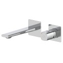Bateria Umywalkowa Podtynkowa TORES Srebrna Chrom Laveo BVT_022P