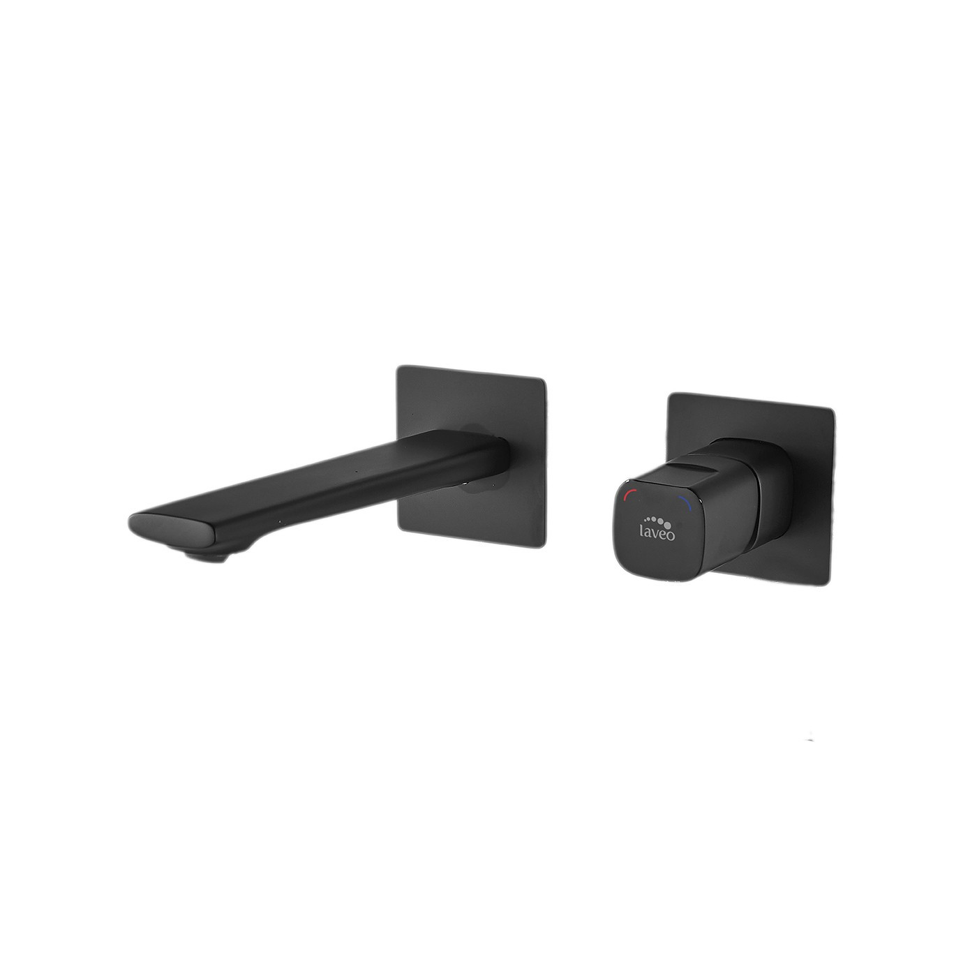 Bateria Umywalkowa Podtynkowa TORES Czarna Laveo, BVT_722P