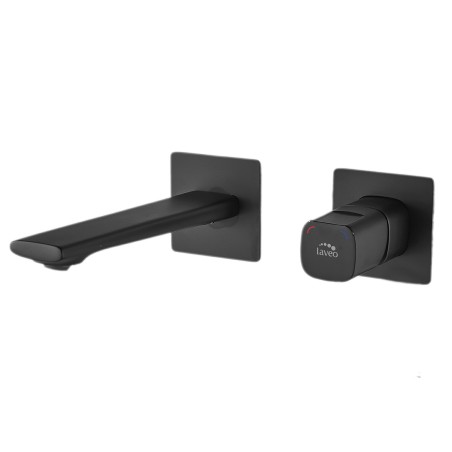 Bateria Umywalkowa Podtynkowa TORES Czarna Laveo, BVT_722P
