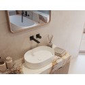 Bateria Umywalkowa Podtynkowa TORES Czarna Laveo, BVT_722P